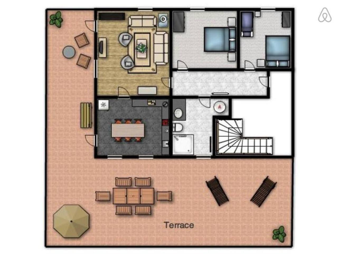 Stylish Penthouse With Large Terrace Appartement Most na Soči Buitenkant foto